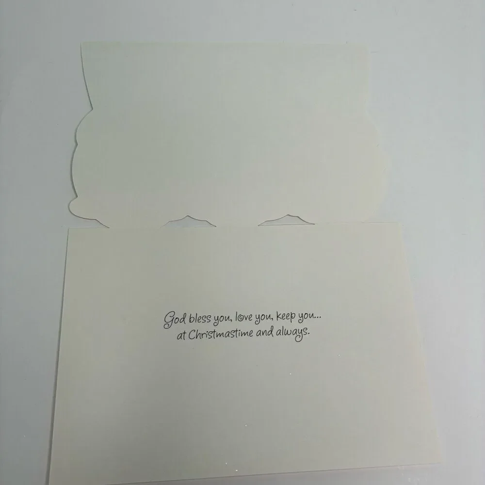 Hallmark Christmas Cards Ruth Morehead Three Little Angels Box Of 18 Foil Cards